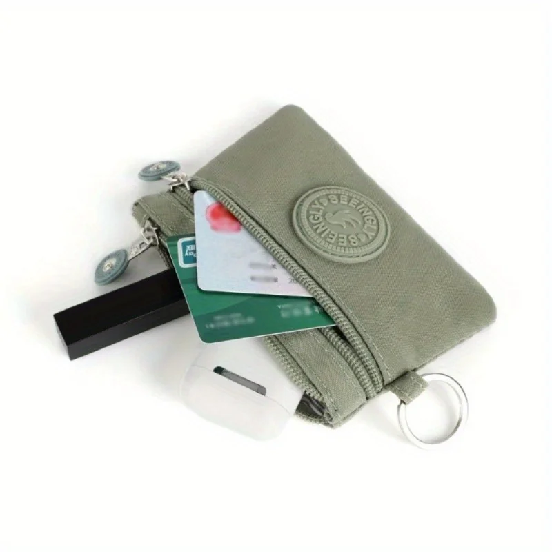 Waterproof Canvas Bags New Small Kid's Money Coin Purse Students Bus ID Credit Card Holoder Keys Earphone Pocket Storage Bags