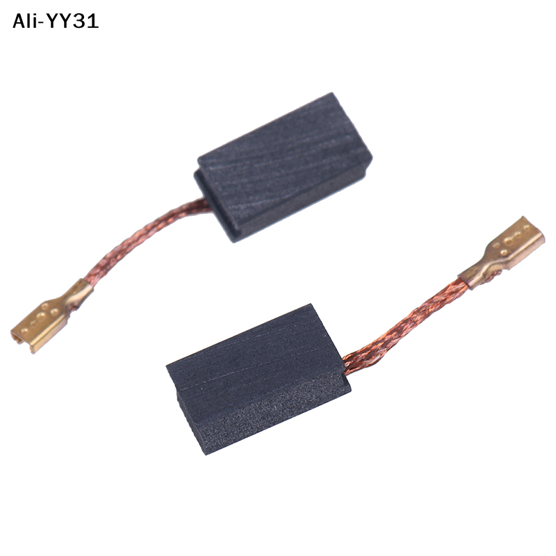 【Y31】【Z】2Pcs 2025 NEW 6x 9 x 15mm Angle Grinder Carbon Brush Replacement Spare Parts