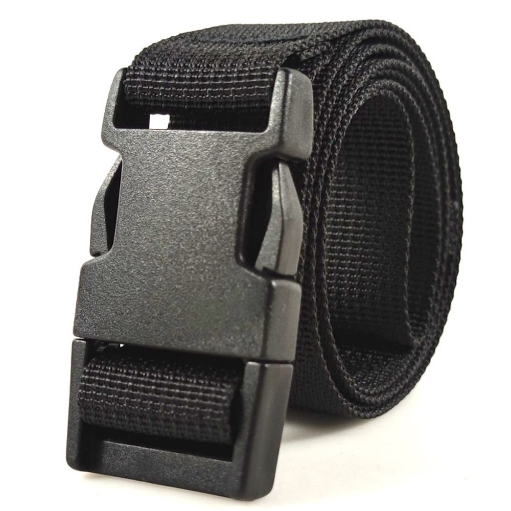 Quick Release Nylon Braided Belt Adjustable Casual Plastic Buckle Waistband Luxury Brand Design Weave Waist Band Canvas Strap