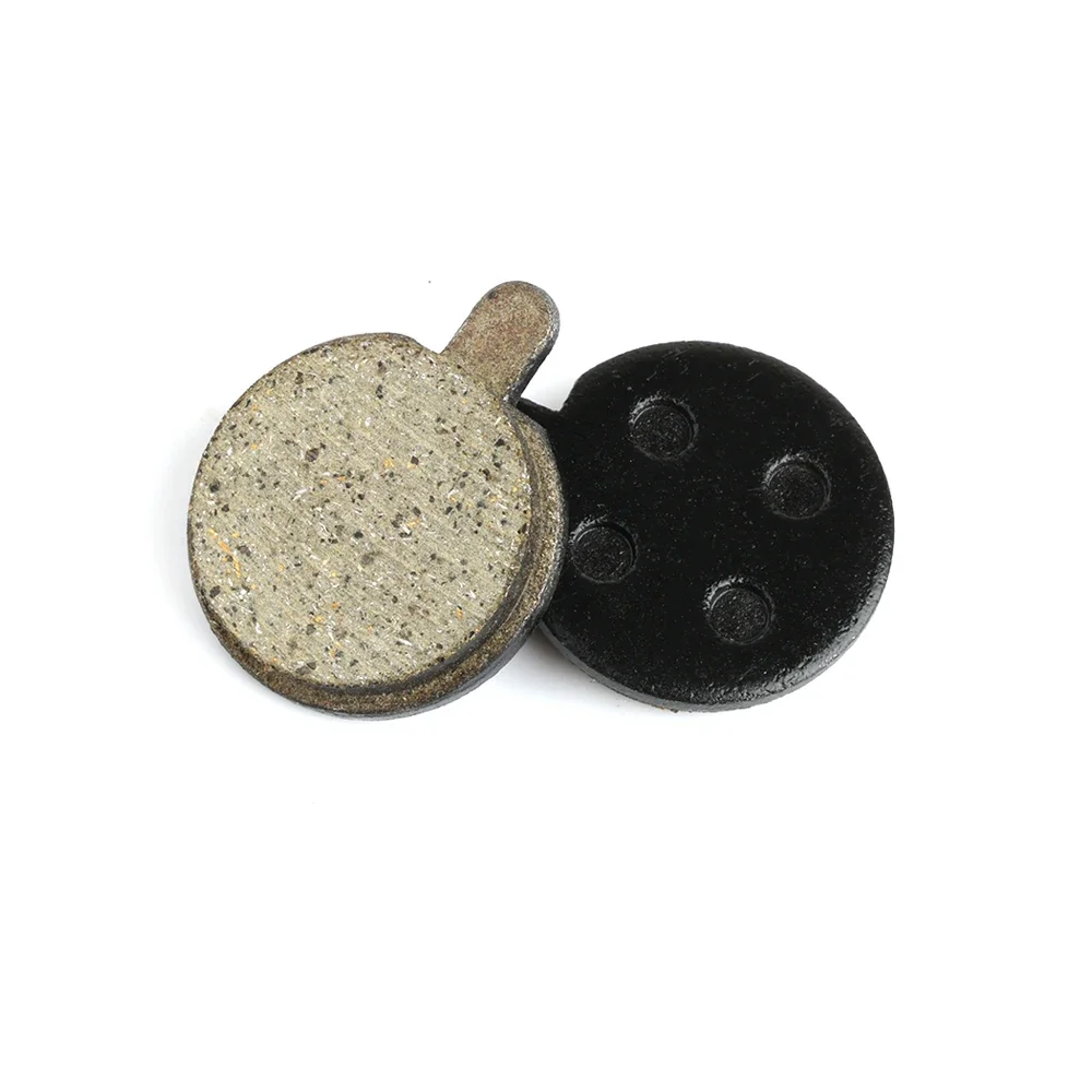 Semi-metallic brake pads, two replacement parts for m365/pro electric scooter accessories, shock-absorbing disc brake kit.