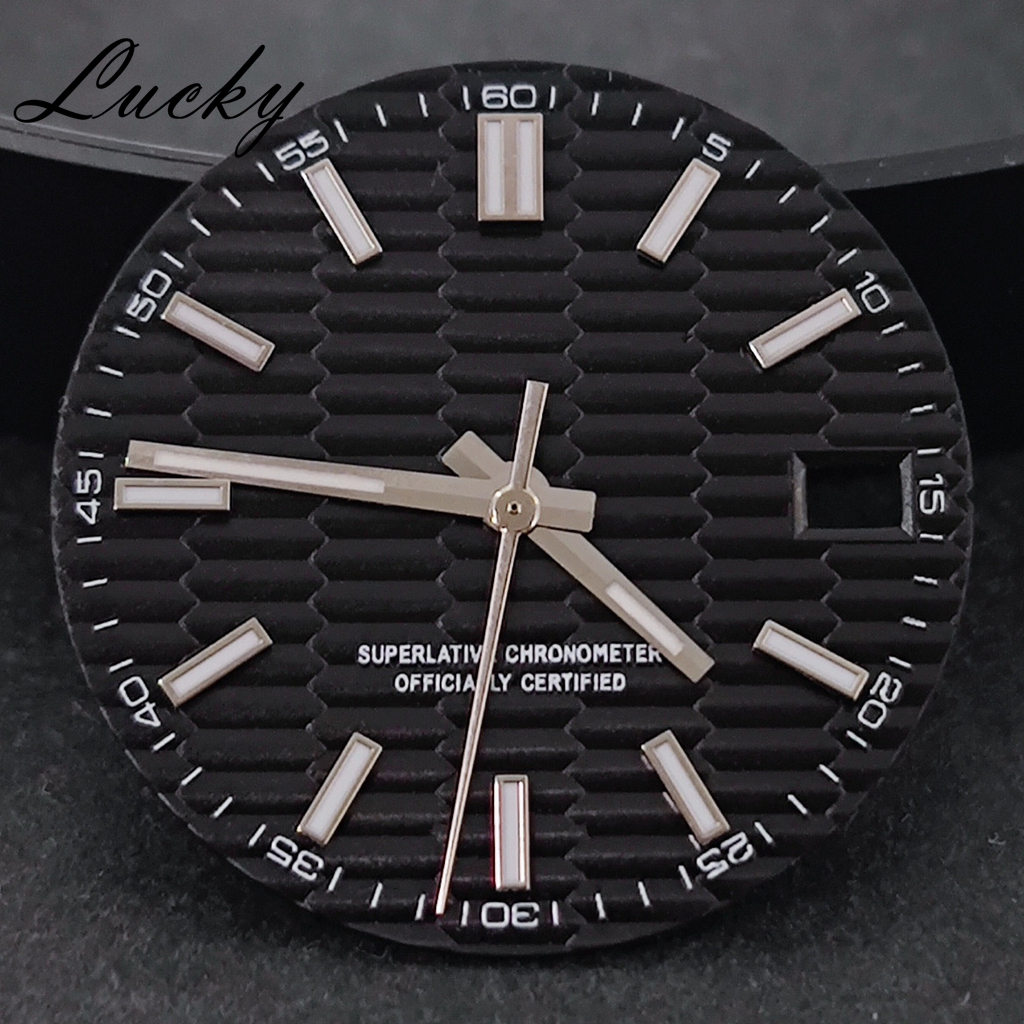 High Quality 28.5mm NH35 Dial SUB Stripes Single Calendar Watch Dial Fit NH35 NH36 Movement Dial Watch Accessories