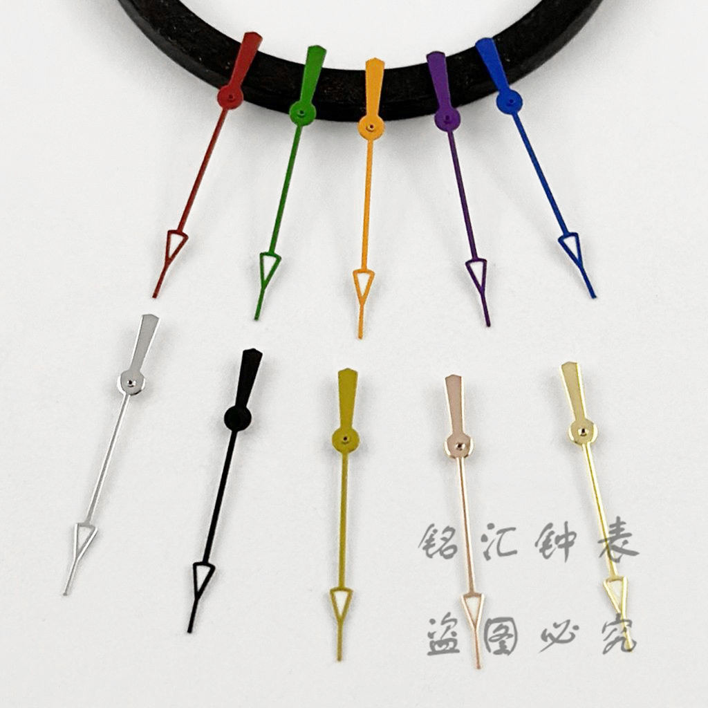 Silver Gold Black Orange Blue Red 12.5mm GMT Hands Green Luminous Fit NH34A 4R34 NH34 NH35 Movement Replacement Parts