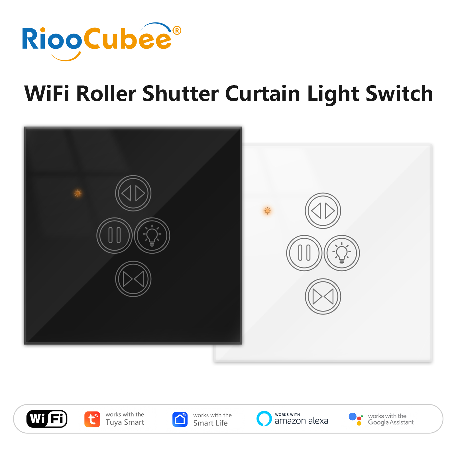 RiooCubee Tuya Smart Life 20A Water Heater Boiler Switch Touch Panel Remote Control Timer Voice Control via Home Alexa