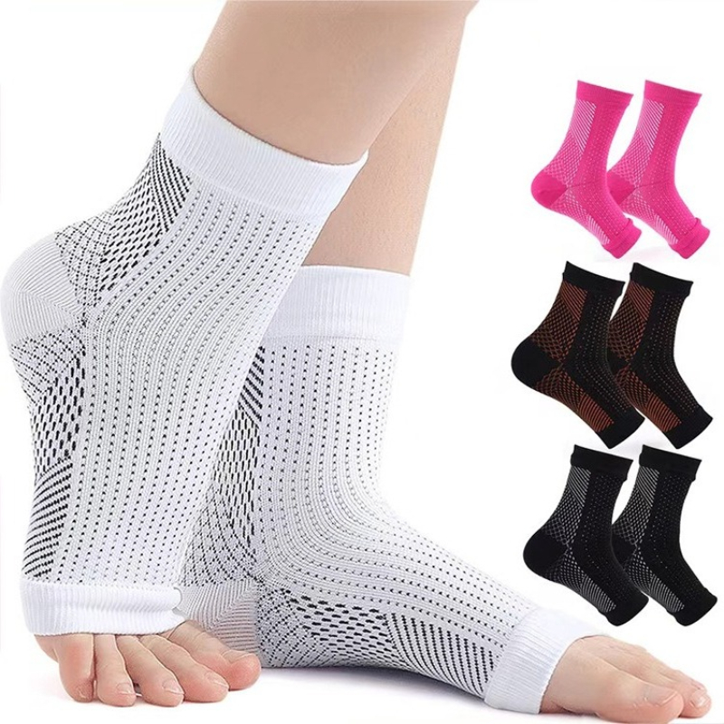 1/3 Pairs Alleviation Ankle Joint Support Unisex Pressure Socks Fashionable Sports Sweat Absorbing Breathable Compression Socks