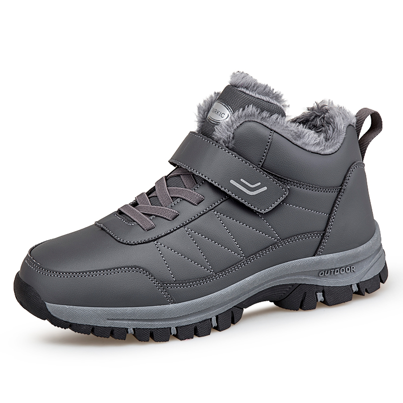 Winter Boots Men Leather Waterproof Comfortable Brand Warm Snow Indoor Ladies Ankle Boot Safety Slipper Australian Platform Boot