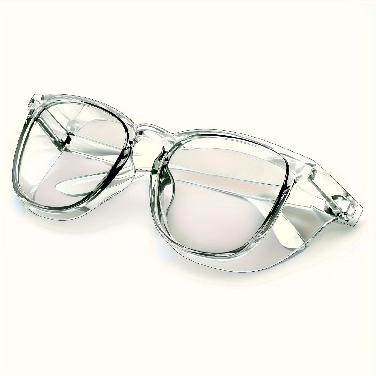 1 Pair Stylish Safety Glasses Clear Anti-Fog Anti-Scratch Anti-blue Protective Glasses For Men And Women Eyewear Accessories dr. eyemo