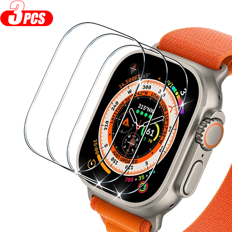 9D Curved Protective Film For Watch series 7 8 9 41mm 45mm HD Clear Screen Protector iWatch 6 SE 5 4 44mm 40mm 42mm 38mm