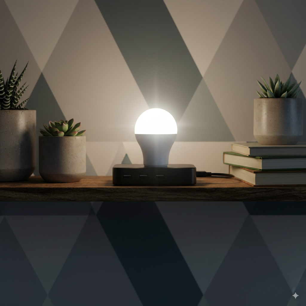 Mini USB Night Light Portable Home USB Night Lights Book Light LED Cool White Reading Lamps Bedside Table Bedroom For Room Lamp