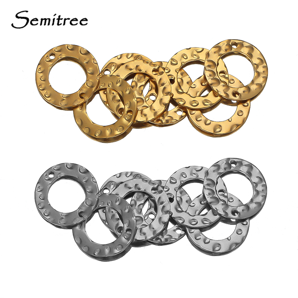 20pcs Stainless Steel Soldered Round Closed Jump Ring O Rings Charms for DIY Necklace Earring Jewelry Crafts Making Supplies