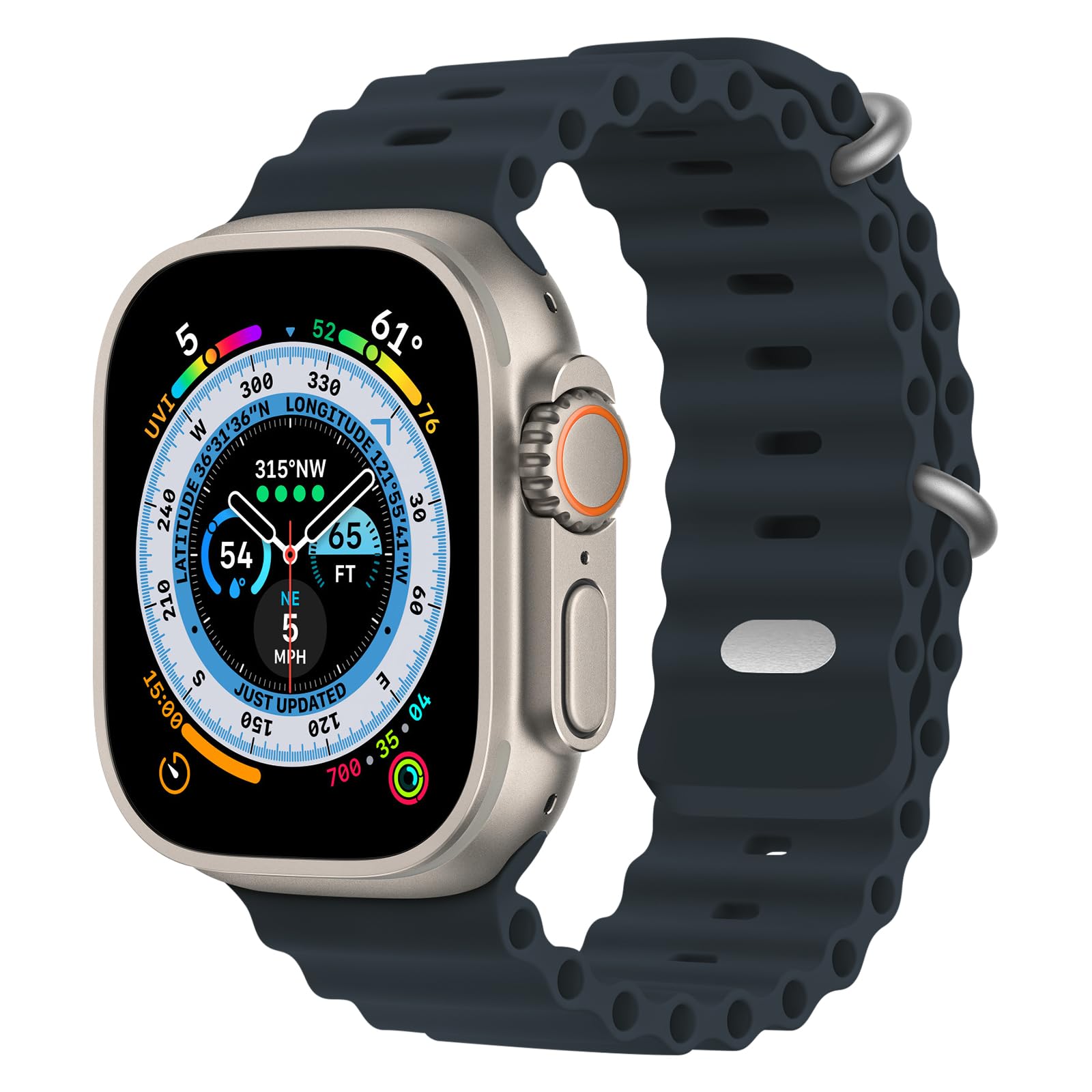 Ocean Silicone Strap for Watch Ultra 3 2 49mm 11 10 9 8 7 46mm 42mm 45mm 41mm Bracelet Wristband IWatch 6 5 4 SE 44mm Band