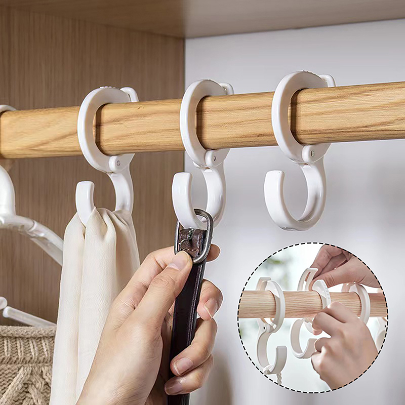 Multifunctional S Design Hooks for Hang and Store, No Drilling Needed in Kitchen, Bathroom, Closet.