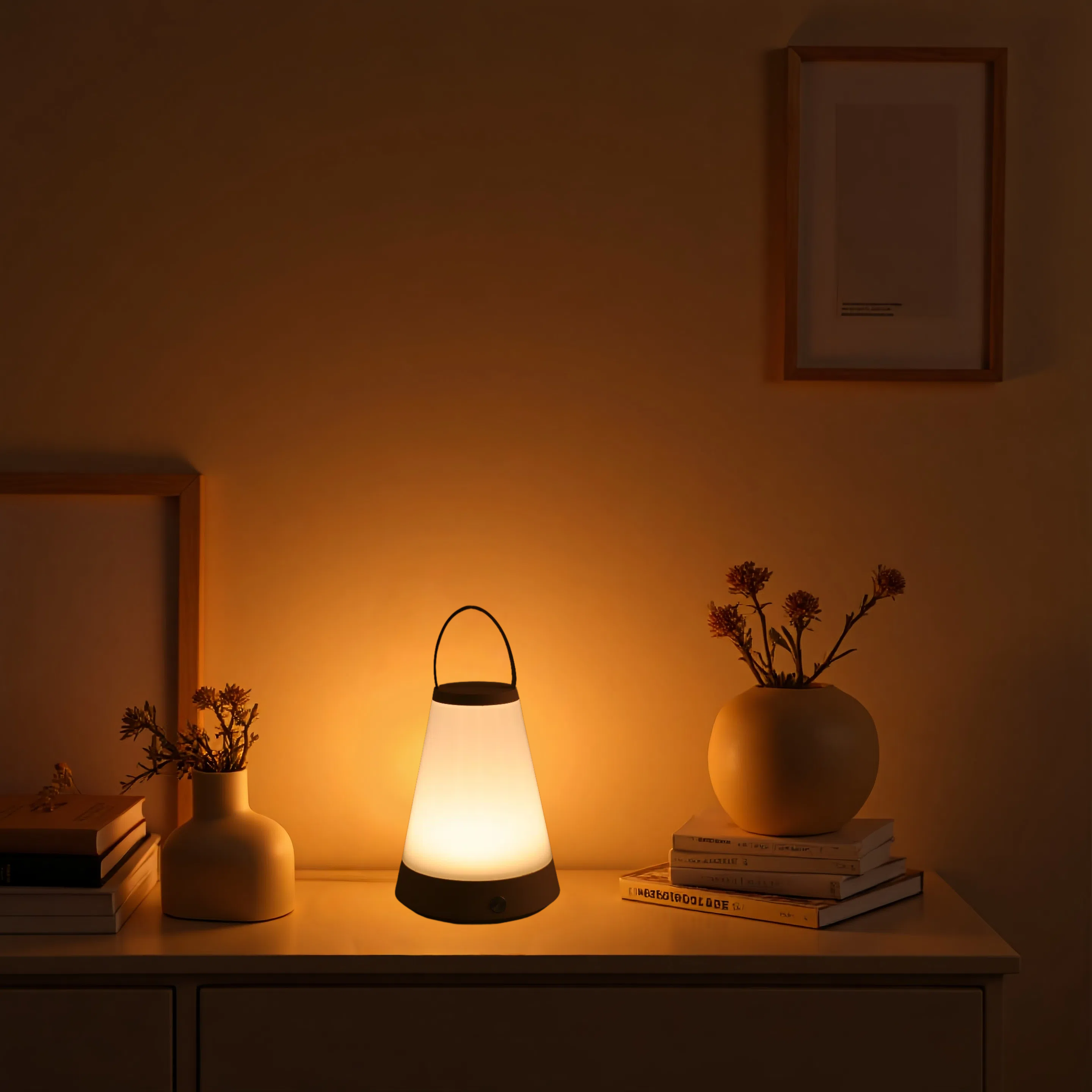 LED Night Light Bedside Lamp Touch Control Adjustable Rechargeable Portable Lamp for Baby Kids Nursery Bedroom Bathroom