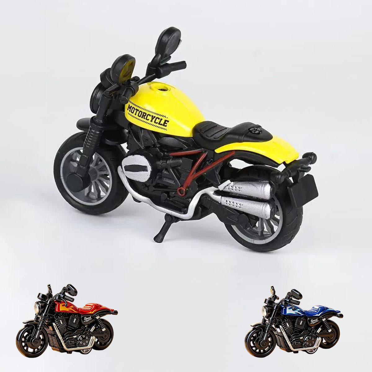 1PCS Motorcycle Model Toys Mini Vehicles Decoration Accessories for Boy Alloy Car Children Birthday