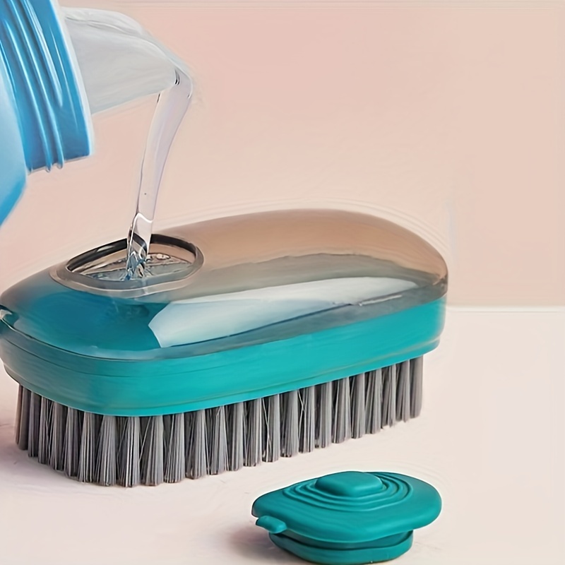 1PC Multifunctional Liquid Cleaning Brush, Soft Bristled Shoe Brush, Suitable For Clothes, Hats, Shoes, Etc