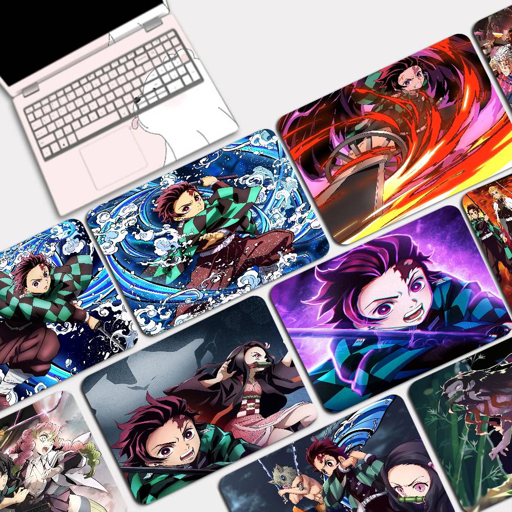 Popular Anime D-demon S-slayers Non-slip Lockedge Cartoon Anime Gaming Mouse Pad Keyboard Mouse Mats Company For Gamer Mousemat