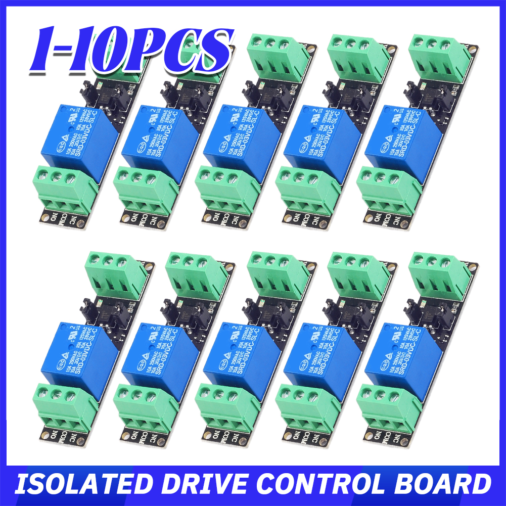 4-1PCS DC 3V/3.3V Isolated Drive Control Board Output Signal Indicator High Level Driver Module High Level Trigger Relay Module