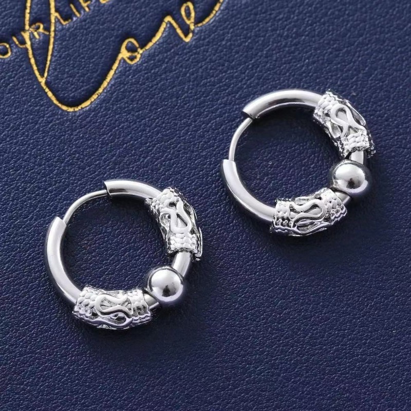 2pcs Non Piercing Frosted Scrub Groove Ear Clip Stainless Steel Small Circle Hoop Earrings for Women Men Punk Piercing Jewelry