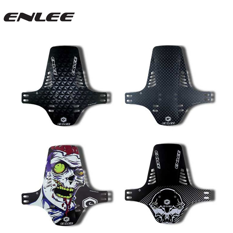 ENLEE Bicycle Fender Mountain Bike Personalized Rain Shield DH Downhill Dead Fly Front Fork Mud Removal Quick Removal
