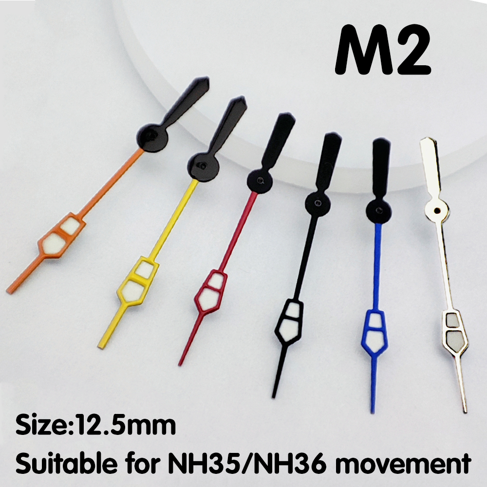 12.5mm second hand watch hand watch parts replacement parts for NH35 NH36 4R35 movement watch hand