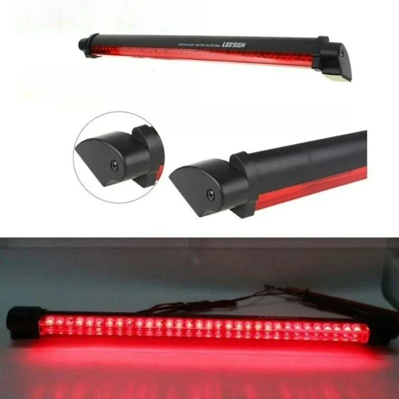 12V Red LED Third Brake Light Strip High Parking Warning Truck Universal Rear Parking Signal Light