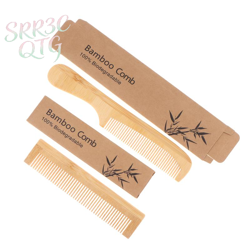 Hot 1/2/3Pcs Bamboo Massage Comb Anti Static Hair Care Brush Portable Hairdressing Styling Tool For Men Women Daily Grooming