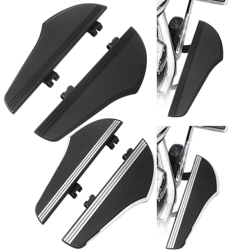 Motorcycle Floorboard Front Driver Foot Pegs For Harley Touring Road King Tri Street Glide FLHR FLHX Softail Heritage Fat Boy