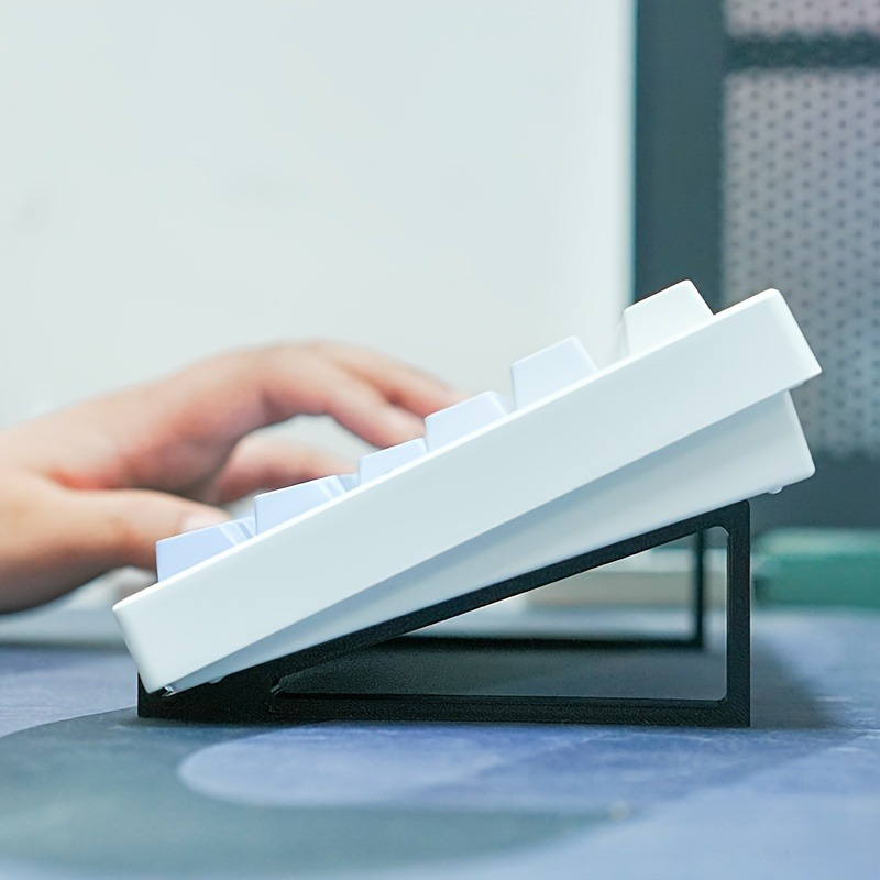 Ergonomic Keyboard Stand Bracket Non-Slip Pad, Durable Plastic Base for Most Keyboards, Office and Workspace Comfortable Typing