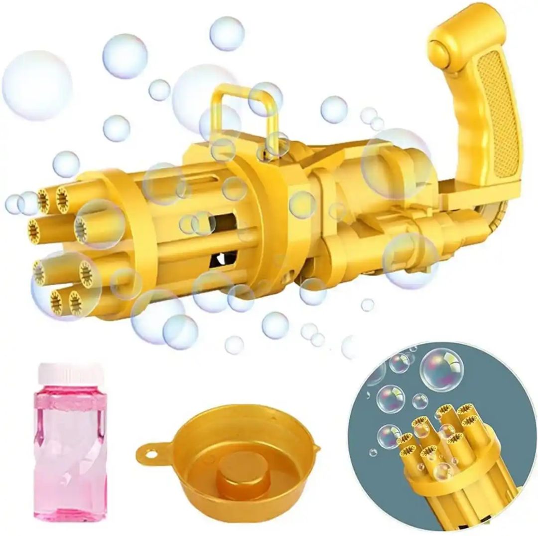 Bubble Machine Gatling Gun For Kids