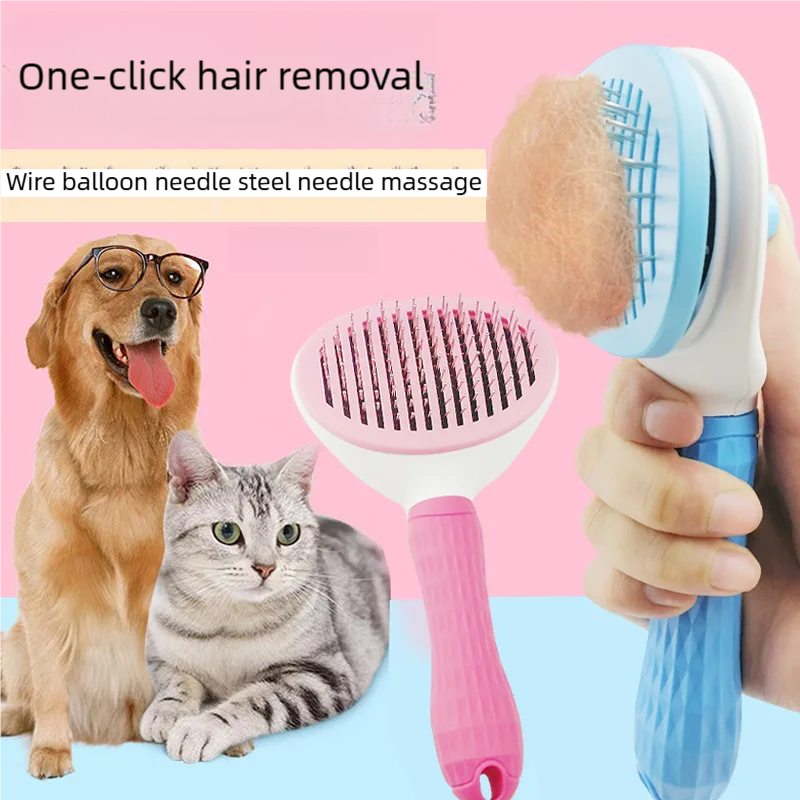 Pet Grooming Gloves Cat Dog Hair Remover Massage Brush Effective Floating Hair Cleaning Comb