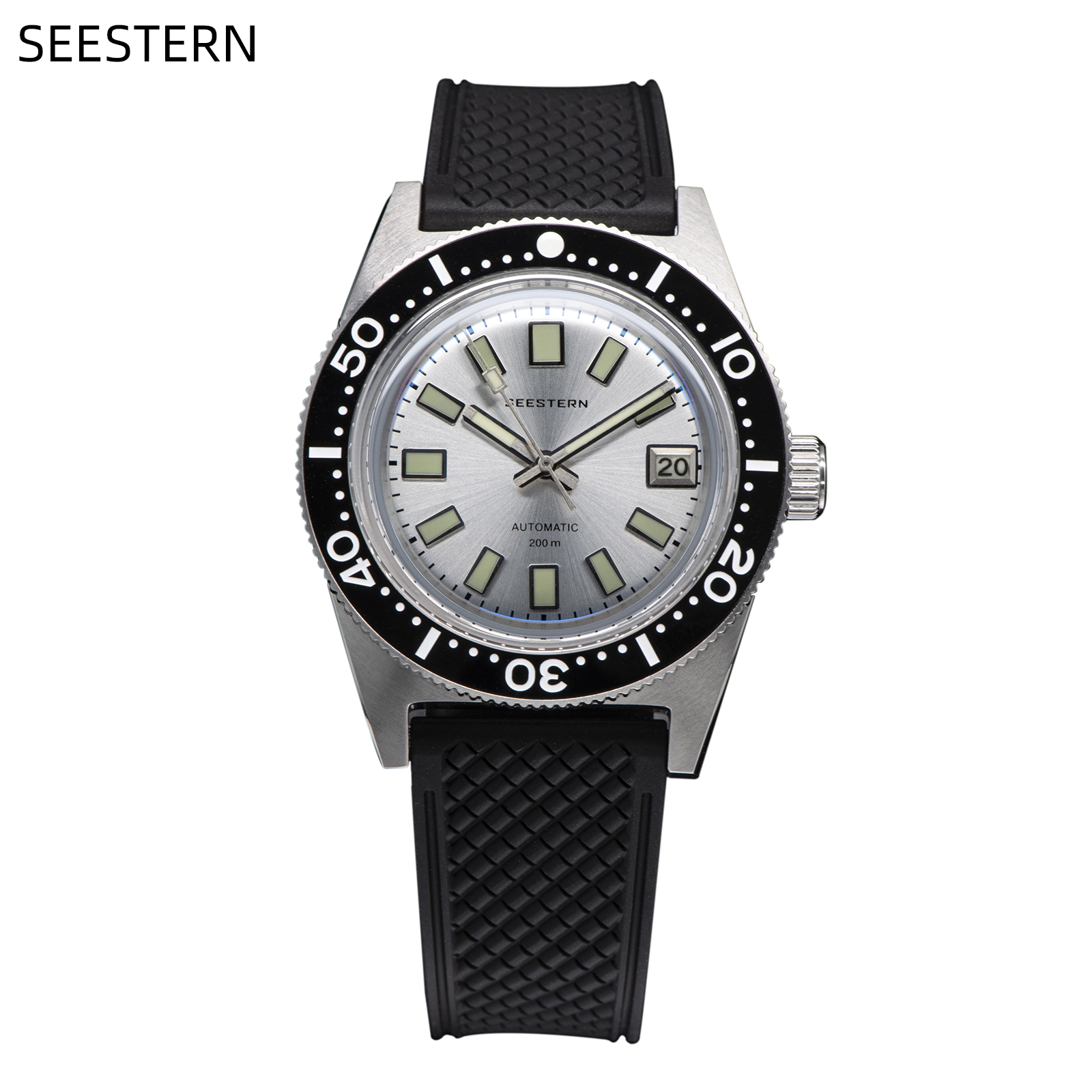 SEESTERN Diving Watch 62MAS Automatic Mechanical Men of Wrist Watches Japan NH35 Movement Sapphire Glass Bracelet Luminous Bezel nike ja 3