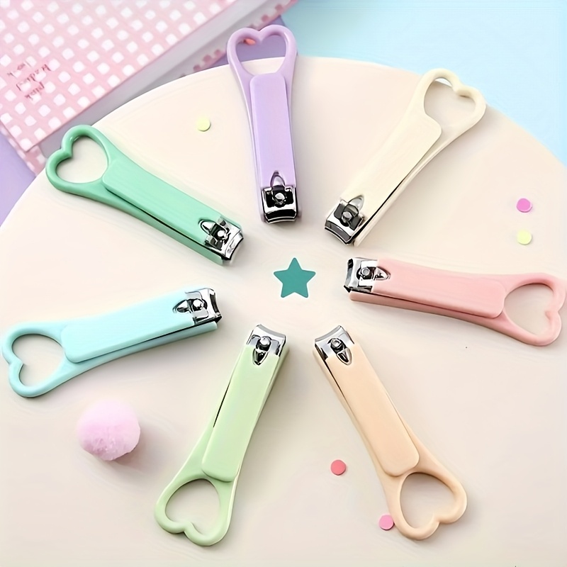 Cute Mini Love Nail Clippers Portable Foldable Pedicure & Manicure Tools for Men & Women - Beautiful Birthday & Party s