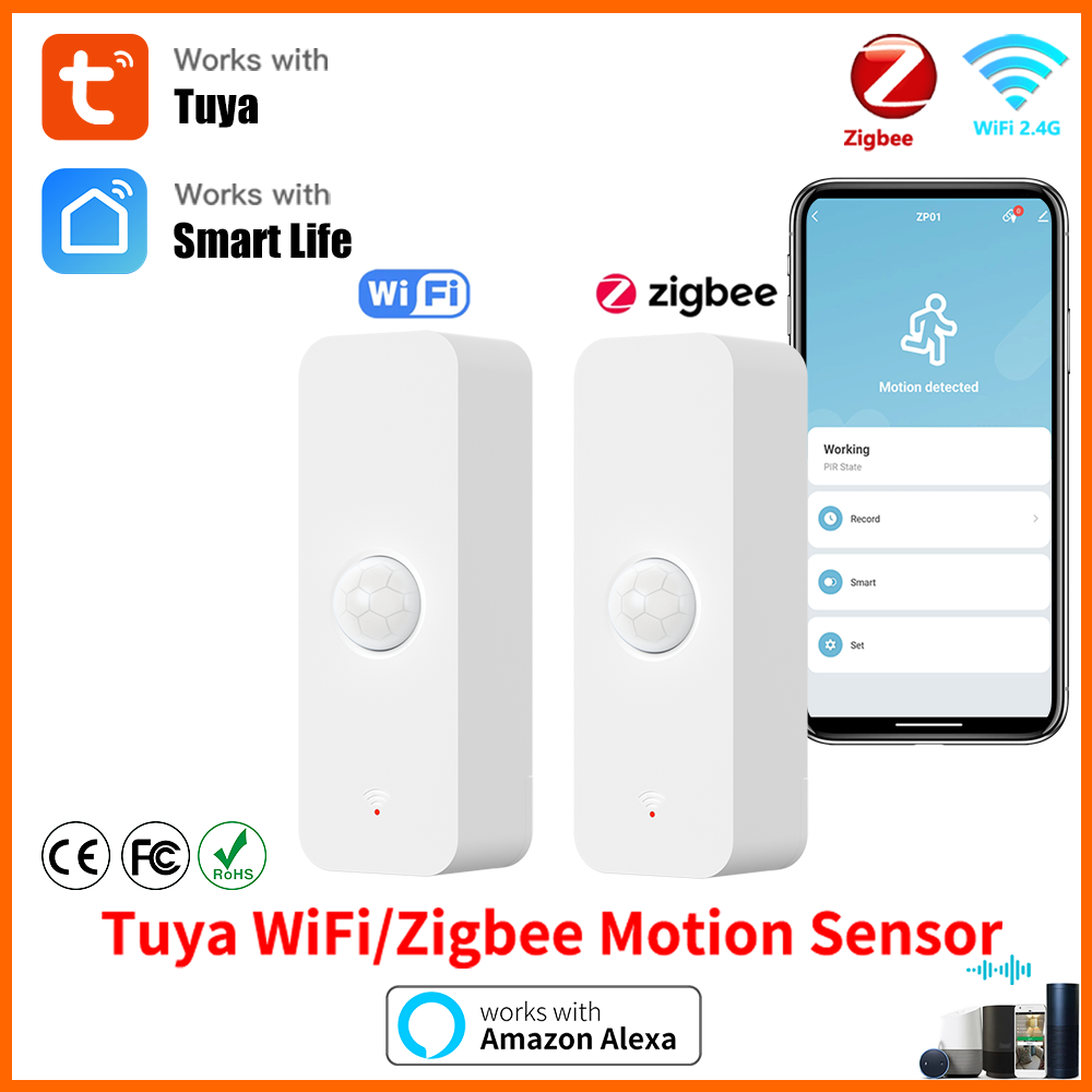 Tuya WiFi Smart PIR Sensor Human Body Infrared Motion Detector