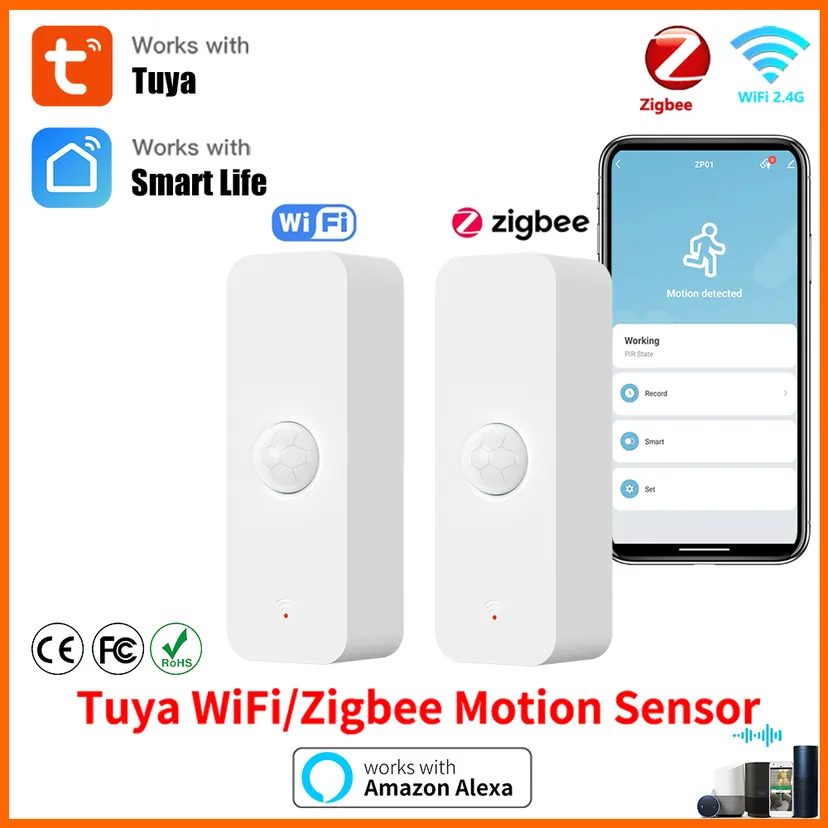 Tuya WiFi Smart PIR Sensor Human Body Infrared Motion Detector