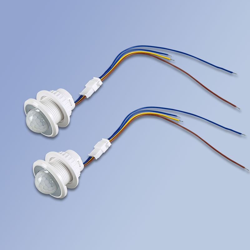 PIR Sensor Switch Motion Light 110-220V, Smart Auto On/Off Infrared Detection with Adjustable Time Delay for Corridor
