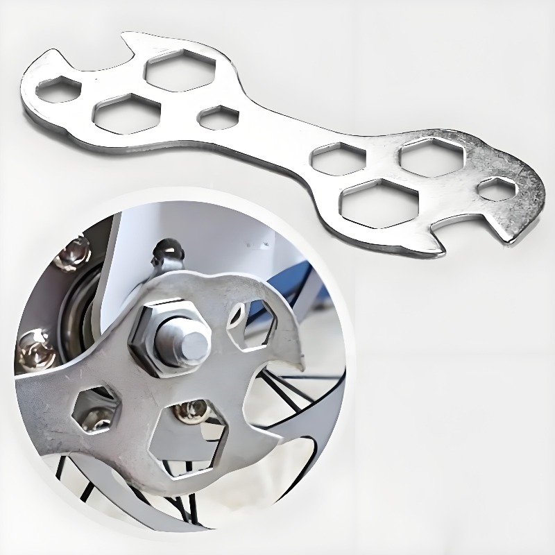 10In1 Useful Mini Flat Hexagon Wrench Chain Tool Bicycle Repair Wrench Hand Repair Tool Spanner Cycling Maintenance