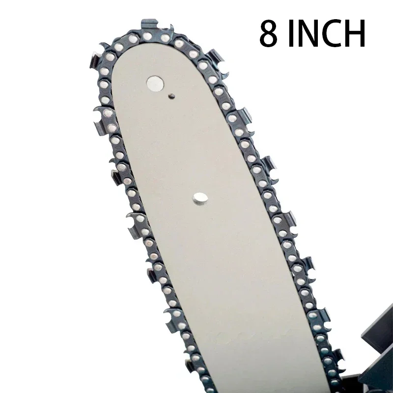 8-inch 33-link Chainsaw Chain and 8-inch 33-link Guide Bar for Lithium Battery Portable Electric Pruning Saw Rechargeable Saws