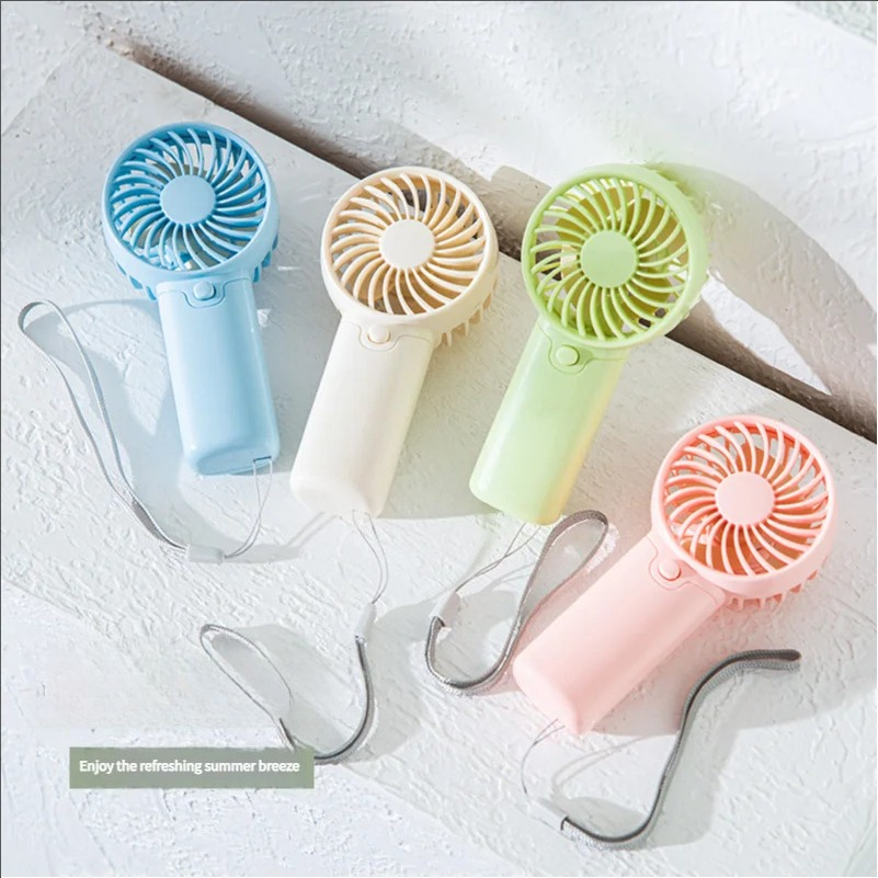 Mini Portable Convenient Creative Handheld Pocket Hand-held Lightweight Adjustable Cute Small Fan Student Gift