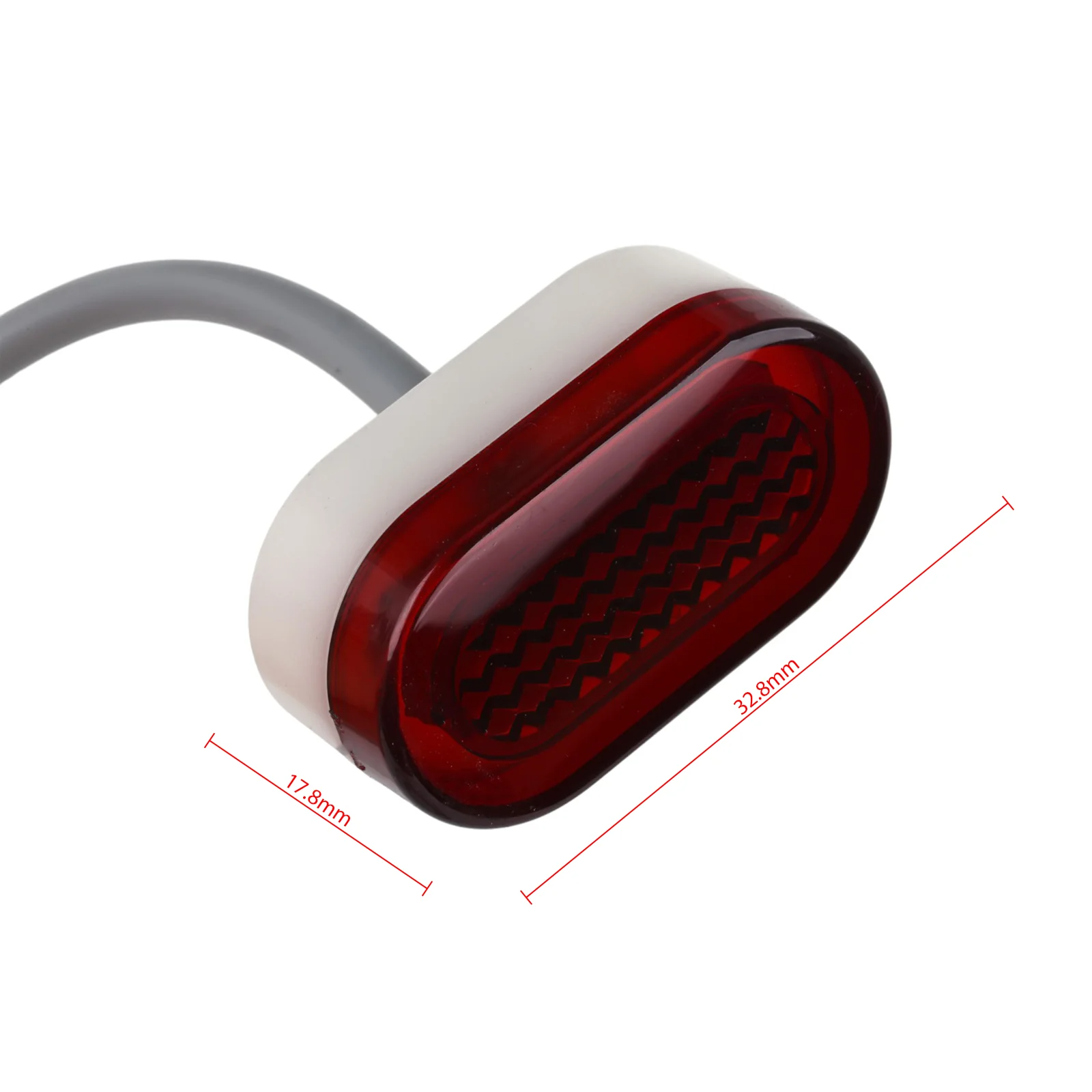 TailLight For Electric Scooter Warning Rear Mudguard Fender Lamp Rear Fender Waterproof Signal Brake Light Safety Parts