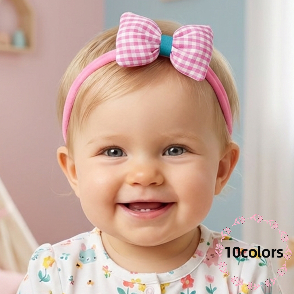 Baby Hair Accessories Soft and Comfortable Nylon Bow Headband Children's Accessories Cute Princess Headband