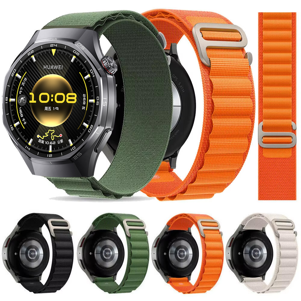 20mm 22mm Alpine Loop Strap For Huawei Watch GT 6 Pro/GT5Pro GT6 5 4 3 2 42mm 46mm Nylon Bracelet For Huawei Watch 5/4/3Pro Band