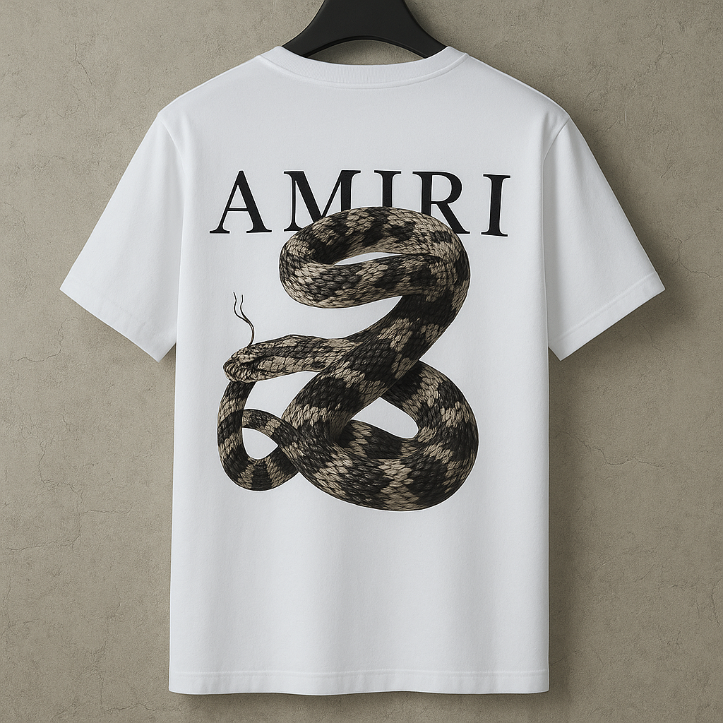 New Design Round Neck Back Said AMIRI Graphic Printed Tshirt For Men