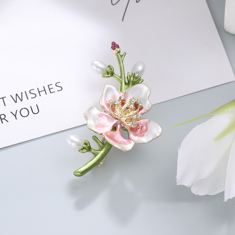 1pc Elegant Retro Flower Brooches Fashion Chinese Style Corsage Multifunctional High-End Brooches Clothing Accessories Gifts