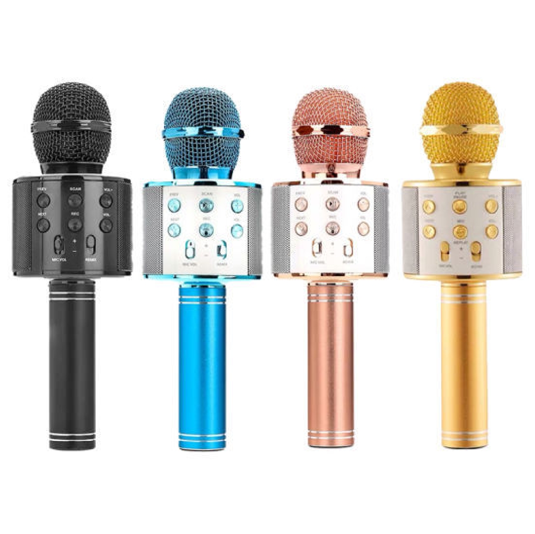 Professional WS- 858 Handheld KTV Microphone Portable Wireless Karaoke