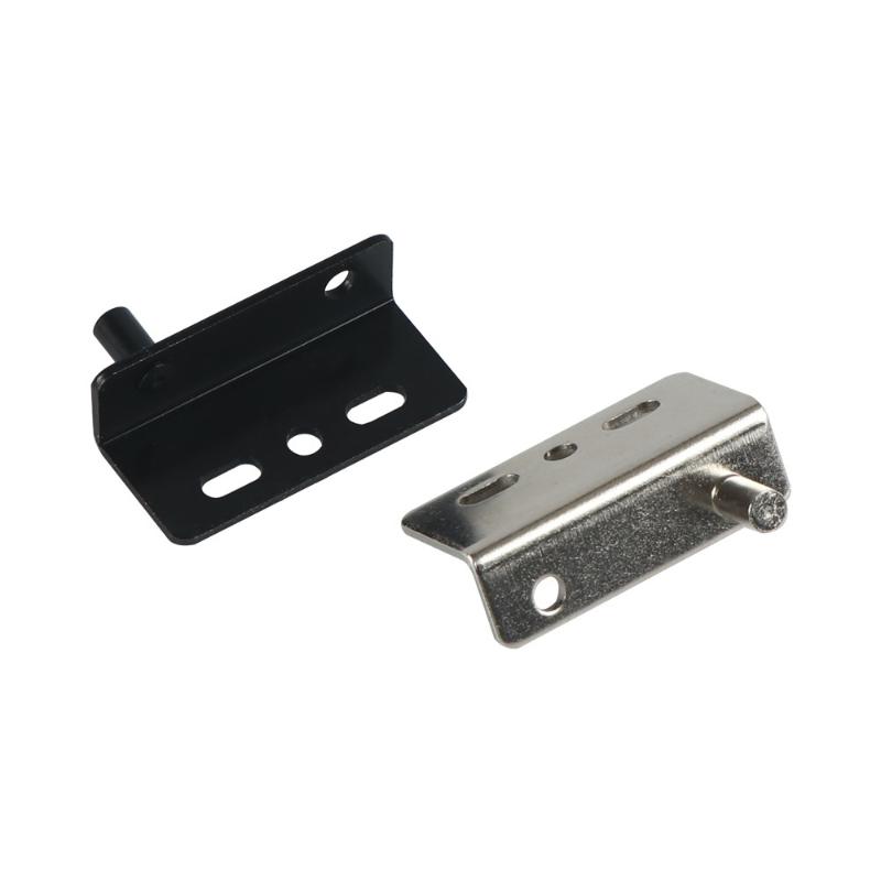 New 1 Set Easy Installation With No Drilling Needed Stainless Steel Glass Door Hinges Suitable For 5~6mm Glass Pack Of 2