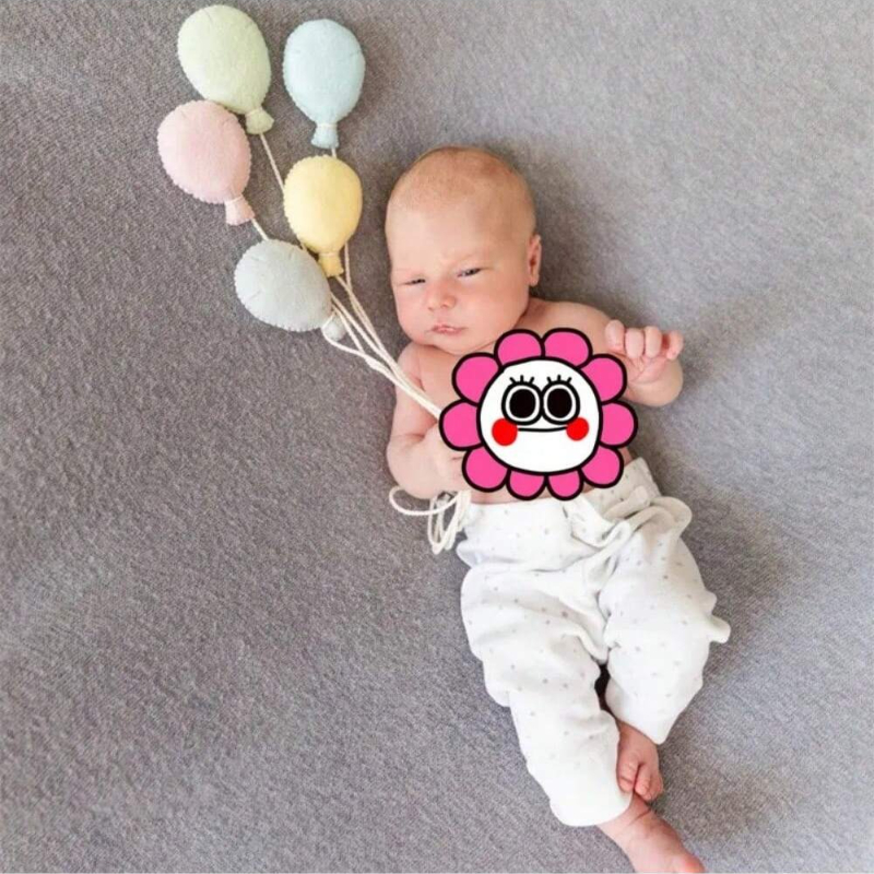 Newborn Photography Props Accessories Handmade Balloon Cloud Studio Baby Photo Decoration Infant Shoot Accessory Fotografia