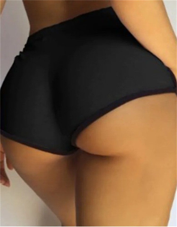 Y2K Vintage Summer Shorts Pant Elegant Solid Slim Fit High Stretch Gym Running Sportwear Short Casual Streetwear Hot Girl Pants