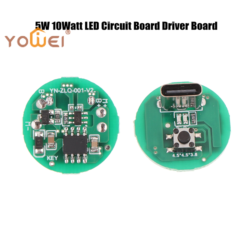 5W 10 Watt LED Circuit Board Driver Boards Type-C Charging Module Electronic Accessories For Flashlight Small Fan Power Supply