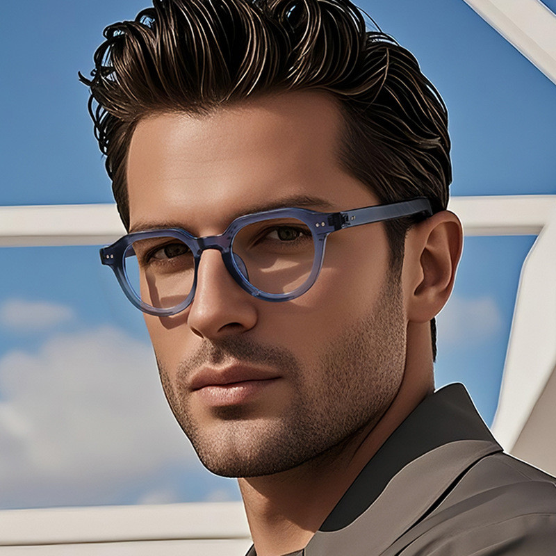 New Fashion Vintage Square Rivets Blue Light Blocking Glasses Women Luxury Designers Computer Play Games Eye Protection Eyewear
