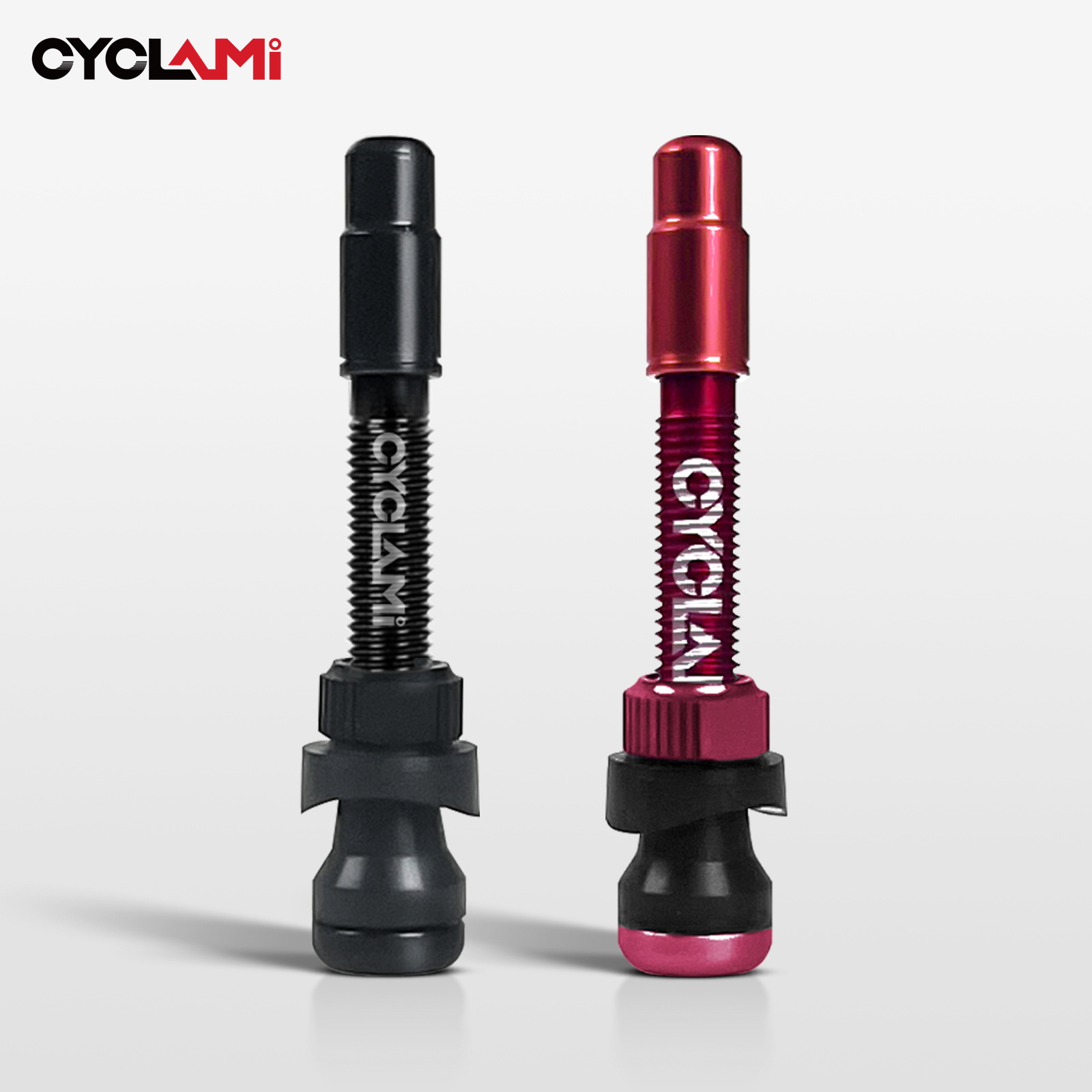 2 Pcs CYCLAMI Bicycle Tubeless Valve Aluminum Alloy Presta Removable Detachable Valve FV Ultralight Tire Nipple 45mm 65mm 85mm