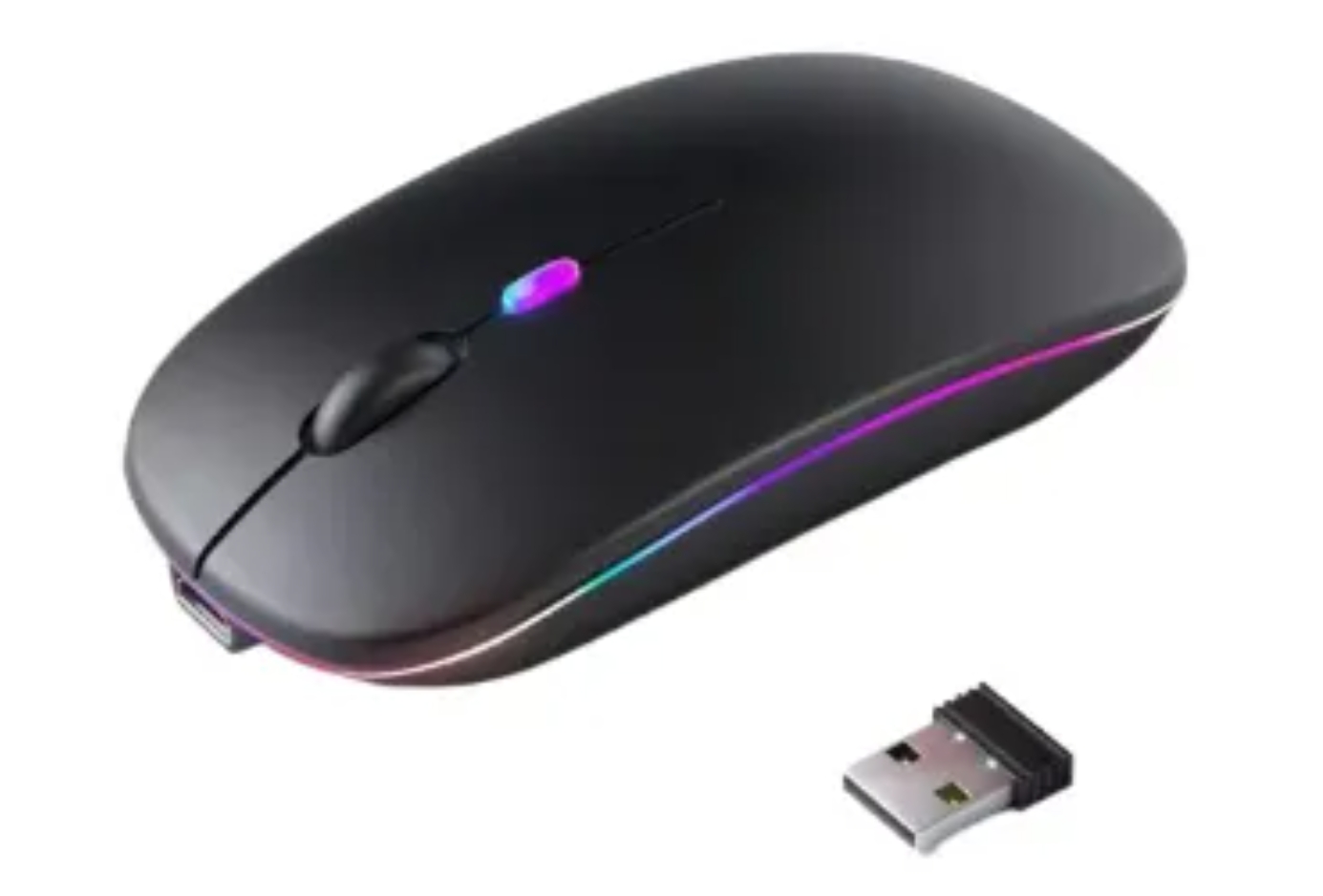 Dual Rechargeable Bluetooth and 2.4G Wireless Mouse 2 in 1 Mouse W10 - PST